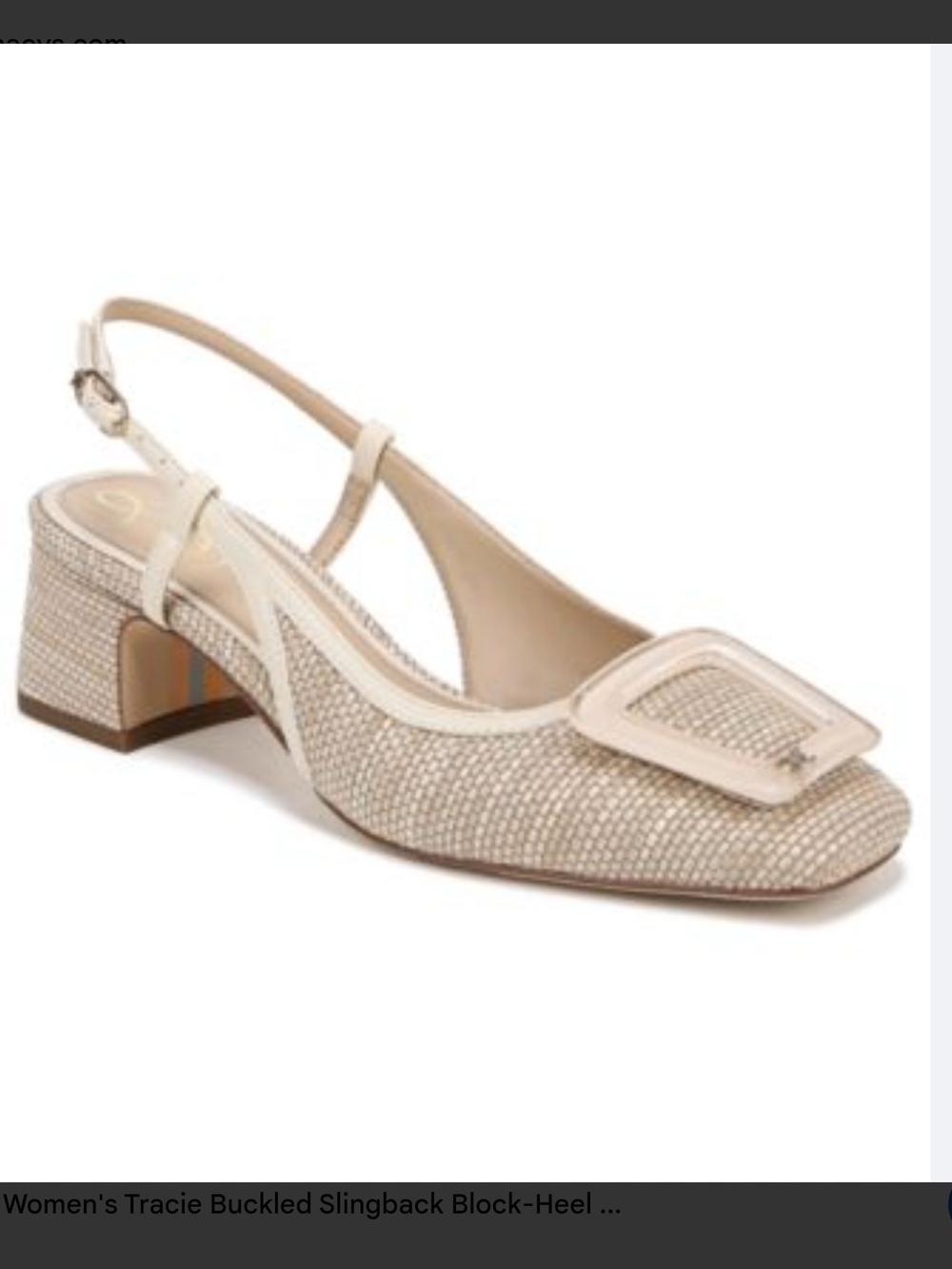 Sam Edelman Tracie Slingback Block-Heel Pumps